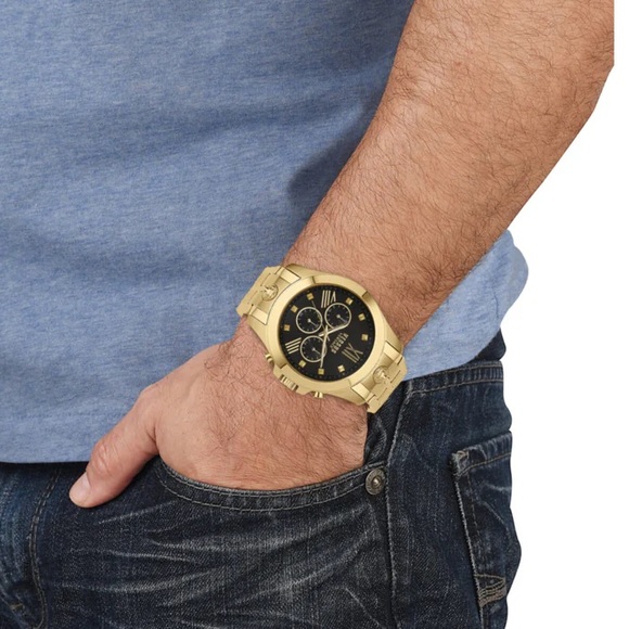 Ship same day - New Authentic VERSUS VERSACE Chrono Lion Bracelet Watch - Picture 4 of 16